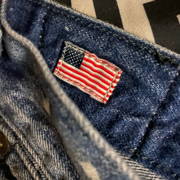 TRUE RELIGION Ricky Relaxed Straight Denim Jean Shorts . - Picture 6 of 6